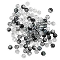 Koraliki szklane spękane 8mm mix kolorów 100 szt.. Wydawca: DP CRAFT. SmakLiter.pl Opakowanie Koraliki szklane spękane 8mm mix kolorów 100 szt.