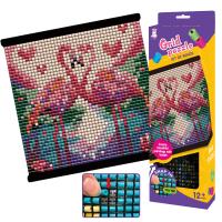 Koralikowy obraz Flamingi. Wydawca: Askato. SmakLiter.pl Opakowanie Koralikowy obraz Flamingi