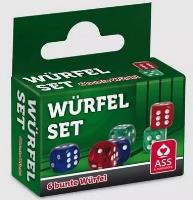 Kości do gry kolorowe 6szt CARTAMUNDI. Wydawca: Cartamundi. SmakLiter.pl Opakowanie Kości do gry kolorowe 6szt CARTAMUNDI