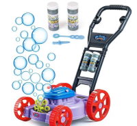 Kosiarka do baniek mydlanych z płynem 100ml. Wydawca: Lena. SmakLiter.pl Opakowanie Kosiarka do baniek mydlanych z płynem 100ml