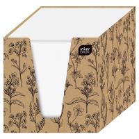 Opakowanie Kostka papierowa 9x9x9cm biała w kubiku Kraft