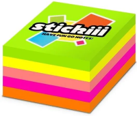 Kostka samoprzylepna 76x76mm 400K 5 kolorów neon. Wydawca: Alfa Pastello. SmakLiter.pl Opakowanie Kostka samoprzylepna 76x76mm 400K 5 kolorów neon