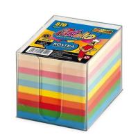 Kostka wkład 90x90mm 850 kartek 10 kolorów. Wydawca: Alfa Pastello. SmakLiter.pl Opakowanie Kostka wkład 90x90mm 850 kartek 10 kolorów