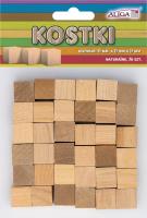 Opakowanie Kostki drewniane 15x15x15mm 36szt