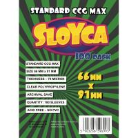 Koszulki Standard CCG MAX 66x91mm (100szt) SLOYCA. Wydawca: SLOYCA. SmakLiter.pl Opakowanie Koszulki Standard CCG MAX 66x91mm (100szt) SLOYCA