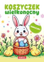 Okładka książki Koszyczek wielkanocny z naklejkami