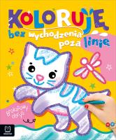 Kotek. Brokatowa kolorowanka. Autor: Kaczyńska Agata. SmakLiter.pl Okładka książki Kotek. Brokatowa kolorowanka