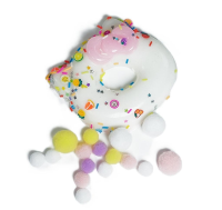 Kotek Donuts 7x6,5cm mix. Wydawca: Madej. SmakLiter.pl Opakowanie Kotek Donuts 7x6,5cm mix