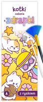 Kotki. Zadania & zdrapki. Autor: Wioleta Żyłowska. SmakLiter.pl Okładka książki Kotki. Zadania & zdrapki