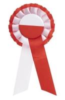 Opakowanie Kotylion biało-czerwony