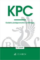 Okładka książki KPC. Kodeks postępowania cywilnego wyd. 62