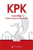 Okładka książki KPK. Kodeks postępowania karnego wyd. 54