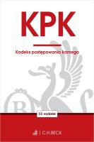 KPK. Kodeks postępowania karnego. Autor: Opracowanie zbiorowe. SmakLiter.pl Okładka książki KPK. Kodeks postępowania karnego