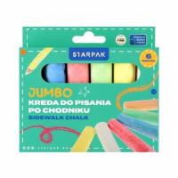 Kreda chodnikowa Jumbo 6szt. Wydawca: Starpak. SmakLiter.pl Opakowanie Kreda chodnikowa Jumbo 6szt