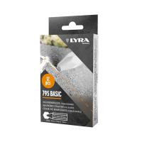 Kredka lubryka woskowa Economy 795 biała. Wydawca: LYRA. SmakLiter.pl Opakowanie Kredka lubryka woskowa Economy 795 biała