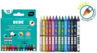 Opakowanie Kredki grafionowe 12 kolorów +1 Bebe Kids