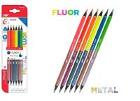 Opakowanie Kredki ołówkowe trójkątne 12 kolorów 6szt