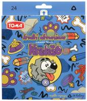 Opakowanie Kredki ołówkowe trójkątne Kredzio 24 kolory