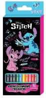 Opakowanie Kredki ołówkowe trójkątne Stitch Black 12 kolorów
