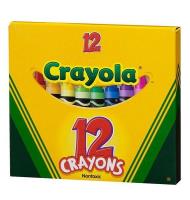 Opakowanie Kredki świecowe bezpieczne 12 kolorów CRAYOLA
