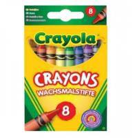 Okładka książki Kredki świecowe bezpieczne 8 kolorów CRAYOLA