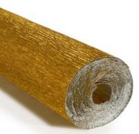 Krepina 50x250cm 180g metalizowana złota ciemna. Wydawca: Alfa Pastello. SmakLiter.pl Opakowanie Krepina 50x250cm 180g metalizowana złota ciemna