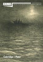 Okładka książki Kronos 3/2025 Coleridge