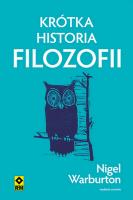 Krótka historia filozofii wyd. 2025. Autor: Nigel Warburton. SmakLiter.pl Okładka książki Krótka historia filozofii wyd. 2025
