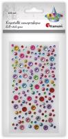 Opakowanie Kryształki samoprzylepne mix 166szt