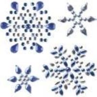 Kryształki samoprzylepne płatki śniegu 8szt. Wydawca: Titanum. SmakLiter.pl Opakowanie Kryształki samoprzylepne płatki śniegu 8szt