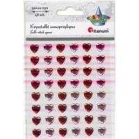 Opakowanie Kryształki samoprzylepne serca 10x10mm 48szt