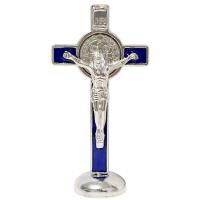 Opakowanie Krzyż stojący niebieski 8cm
