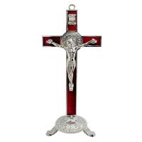 Opakowanie Krzyż Św. Benedykta Czerwony 23,5cm