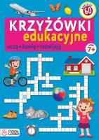 Krzyżówki edukacyjne. Autor: Monika Majewska. SmakLiter.pl Okładka książki Krzyżówki edukacyjne