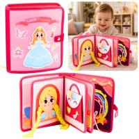 Opakowanie Książeczka edukacyjna sensoryczna księżniczki