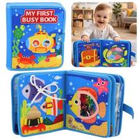 Opakowanie Książeczka edukacyjna sensoryczna morskie