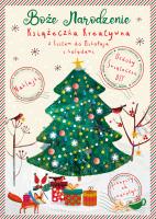 Okładka książki Książeczka kreatywna Choinka z ozdobami świątecznymi