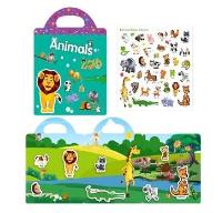 Opakowanie Książeczka z naklejkami wielorazowymi zwierzęta