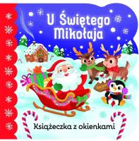 Okładka książki Książeczka z okienkami. U Świętego Mikołaja