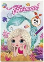 Opakowanie Książka do kolorowania z naklejkami Syrenka