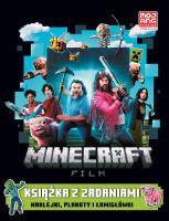 Książka z zadaniami. Naklejki, plakaty i łamigłówki. Minecraft. Film. Autor: Opracowanie zbiorowe. SmakLiter.pl Okładka książki Książka z zadaniami. Naklejki, plakaty i łamigłówki. Minecraft. Film