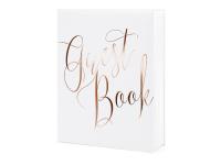Opakowanie Księga Gości Guest book 20x24.5cm biały 22 kartki