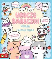 Księga łamigłówek. Urocze babeczki. Autor: Em Bruce. SmakLiter.pl Okładka książki Księga łamigłówek. Urocze babeczki