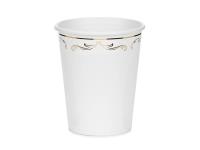 Opakowanie Kubeczki z ornamentem biały 220ml 6szt