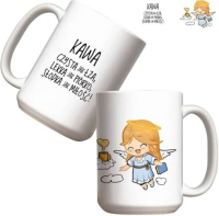 Kubek - Anielska Kawa 440ml. Wydawca: Molom. SmakLiter.pl Opakowanie Kubek - Anielska Kawa 440ml