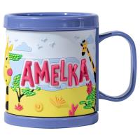 Kubek dla dziecka 3D Amelka. Wydawca: Be-Happy Gifts. SmakLiter.pl Opakowanie Kubek dla dziecka 3D Amelka