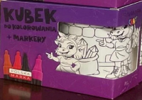 Kubek do malowania z markerami panimuu. Wydawca: Rawmark. SmakLiter.pl Opakowanie Kubek do malowania z markerami panimuu