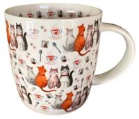 Kubek M108 Koty i herbata. Wydawca: Alex Clark. SmakLiter.pl Opakowanie Kubek M108 Koty i herbata