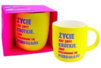 Opakowanie Kubek neonowy Życie