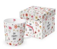 Kubek porcelanowy Oh Happy Day 350ml. Wydawca: PPD PaperProducts Design. SmakLiter.pl Opakowanie Kubek porcelanowy Oh Happy Day 350ml